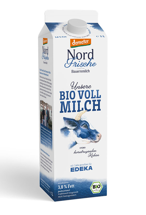 4-260670-640012 – EDEKA™ – demeter™ – NordFrische – Bauernmillch - slippslapp