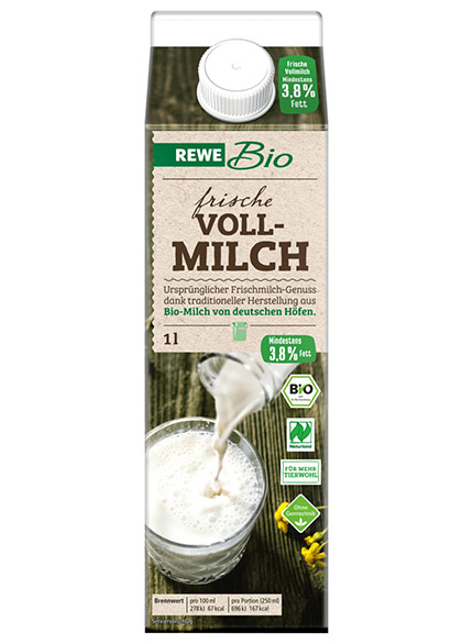 REWE™ Bio – Frische Vollmilch