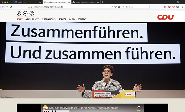Annegret Kramp-Karrenbauer – Bewerbungsrede · I