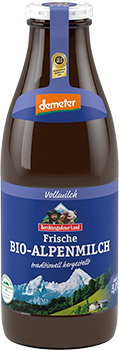 (demeter)™ (Berchtesgadener Land)™ Frische Bio-Alpenmilch)™ tradizionell hehrgestellt, (≥3,8%)™