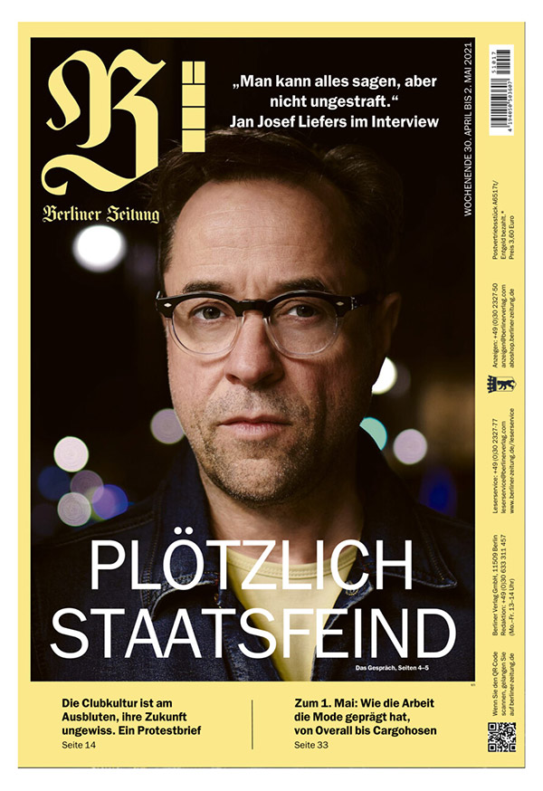 (Berliner Zeitung)™ · 050430: Plötzlich Staatsfeind Jan Josef Liefers