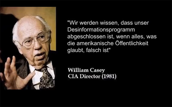 William Casey (CIA-Director), Desinformations-Programm, 1981