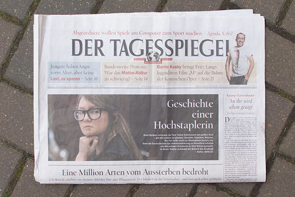 tagesspiegel 0003-05-07 – Die Hochstaplerin – Anna Sorokin –