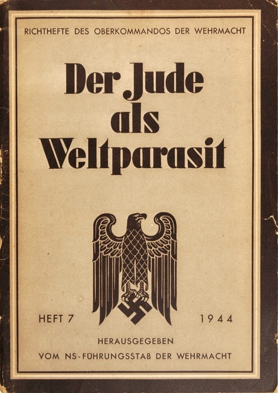 Der Jude als Weltparasit – BuchCover (Titel)