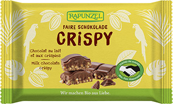 (www.rapunzel.de)™: Rapunzel, Feine Schokolade Crispy, (Hand in Hand)™