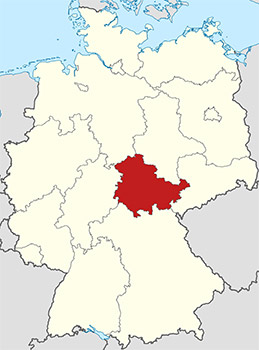 (wikimedia)™ · (Locator_map_Thuringia_in_Germany)