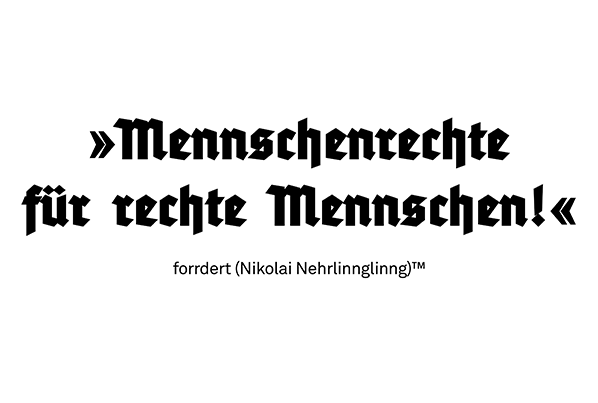 (Der Volkslehrer)™ prä-senntathiehrt: (Mennschenrechte)™