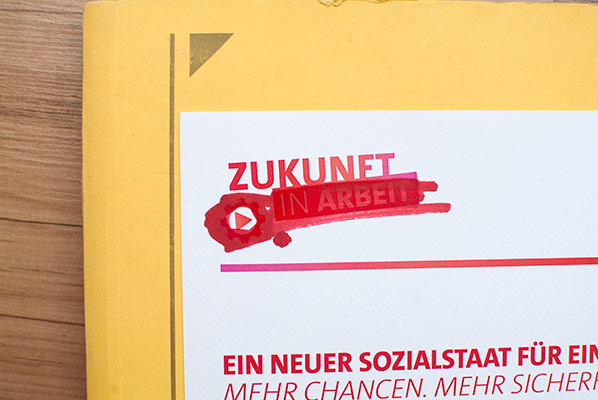 SPD Flugblatt Zkunft (in Arbait), modifiziehrt.