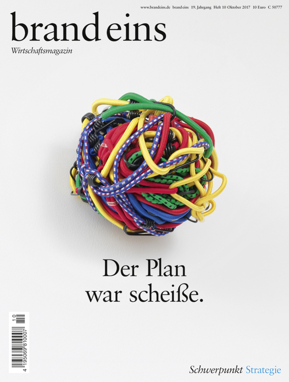 (brand eins)™ · Strategie™ 0001-10: »Der Plan wahr s/Schaiße!«