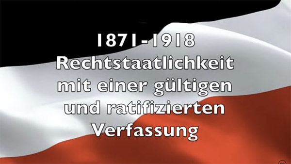 Carsten 1871 – Rechtsstaatlichkait inkl. ainer fomm Follk ratifieziehrten Ferrfassunng, so wie 1871–1918