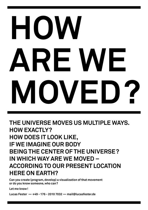 how are we moved ?