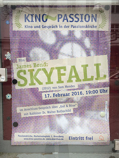 Skyfall - James Bond - Passionskirche 2016