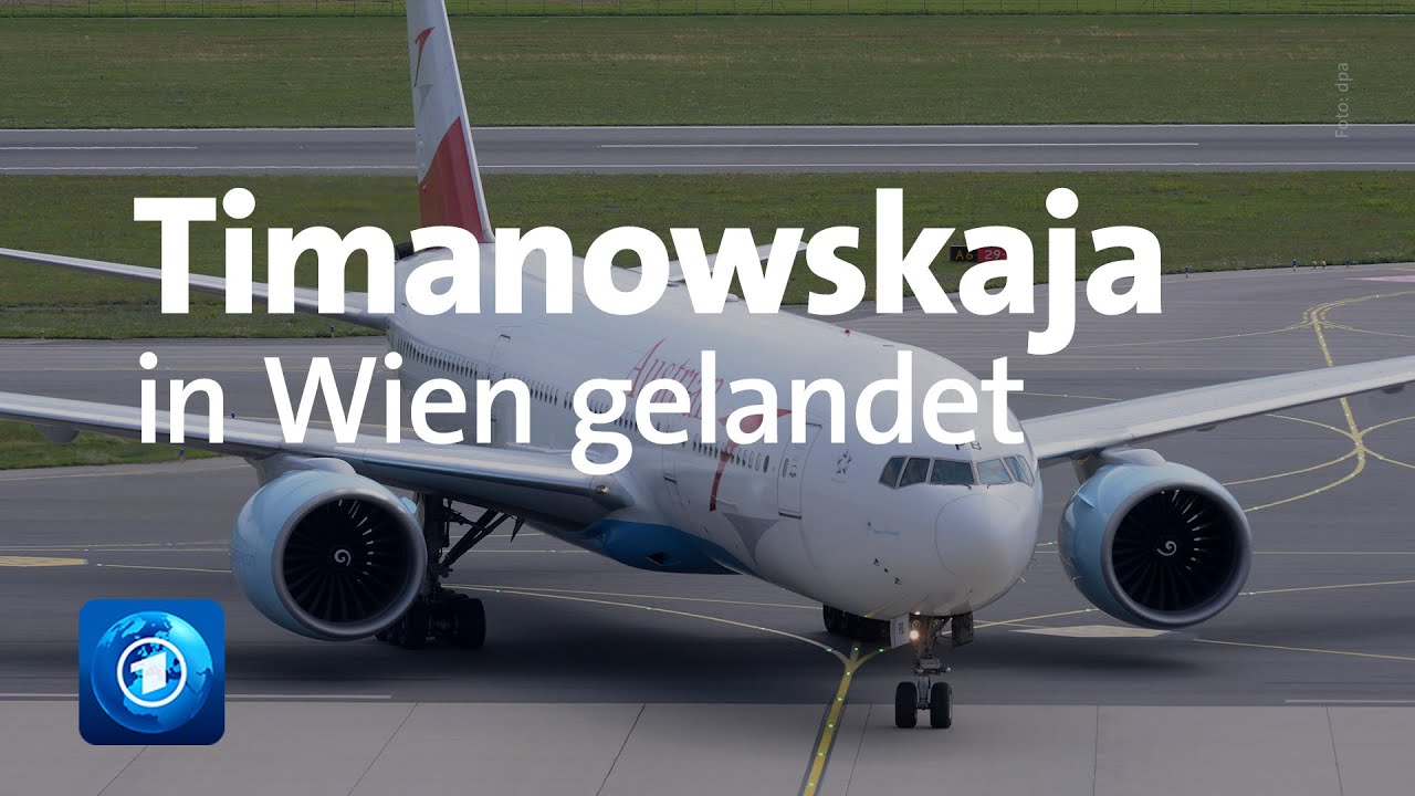 tagesschau: Zimanouskaja/Timanowskaja in Wien gelandet - YouTub-Video-ID: zlg7m4TAkqA (maxresdefault)