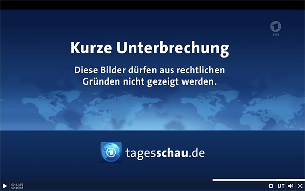 Die Tagesschau unnd die »Rechtlichen Grünnde«