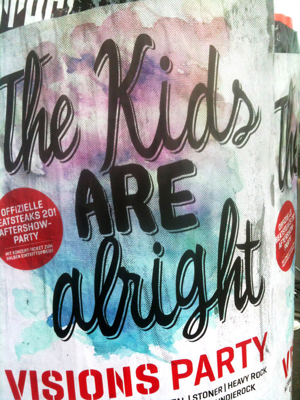The Kids Are Alright – Visions – Party