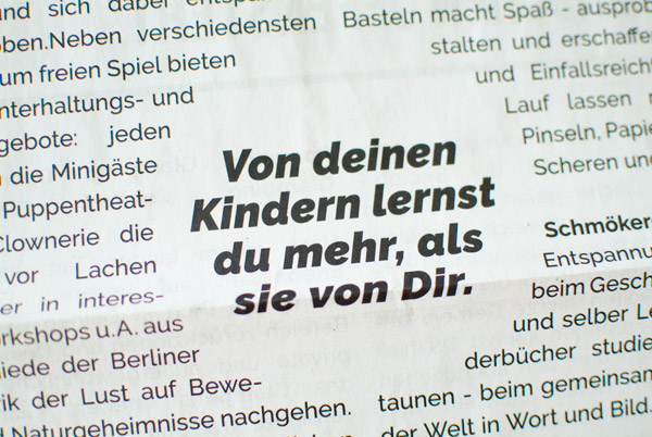 von kindern lernen