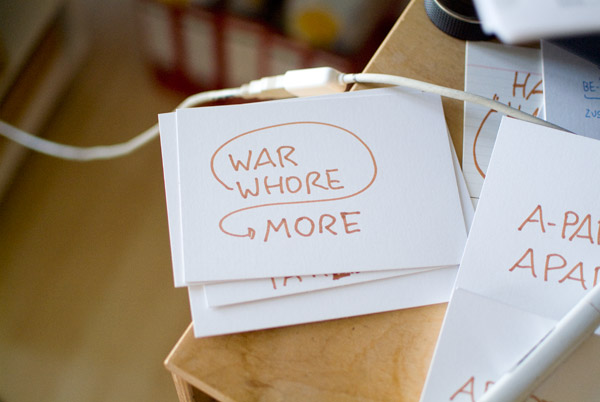 war - whore - more