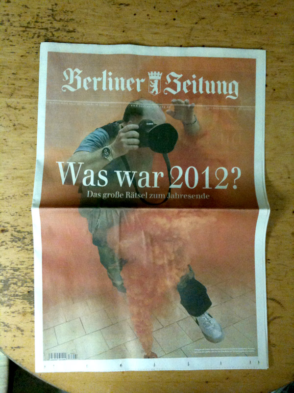 Berliner Zeitung - Titel - Was war 2012