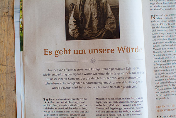 Gerald Hüther unnd die Würrde